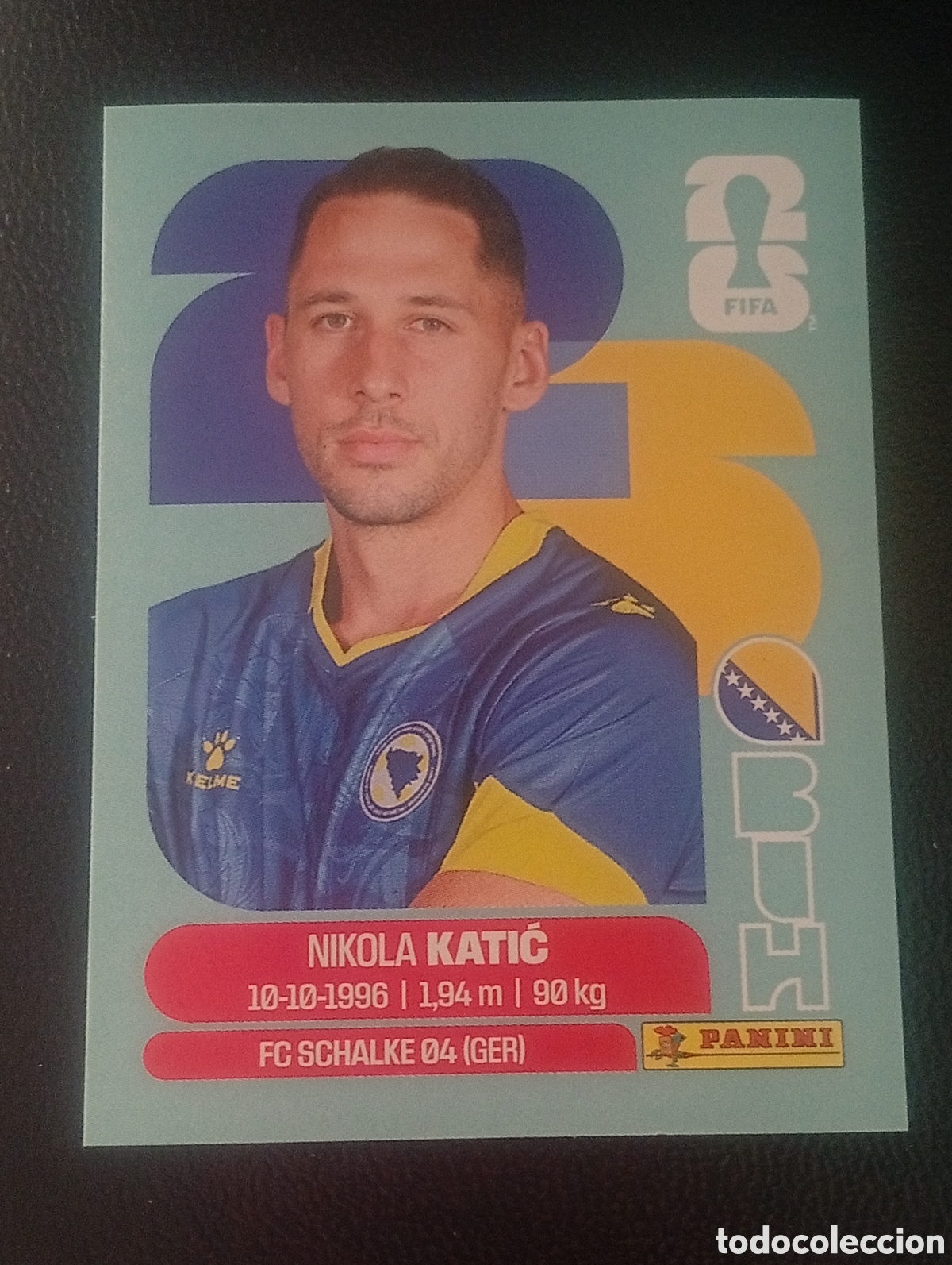 Cromos de f&uacute;tbol: BIH 7 KATIC BOSNIA MUNDIAL F&Uacute;TBOL 2026 FIFA WORLD CUP PANINI CROMO STICKER BIH7