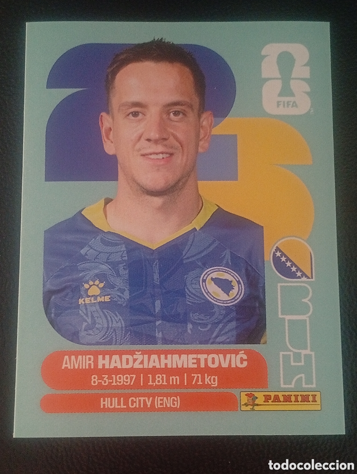 Cromos de f&uacute;tbol: BIH 8 BOSNIA MUNDIAL F&Uacute;TBOL 2026 FIFA WORLD CUP PANINI CROMO STICKER BIH8