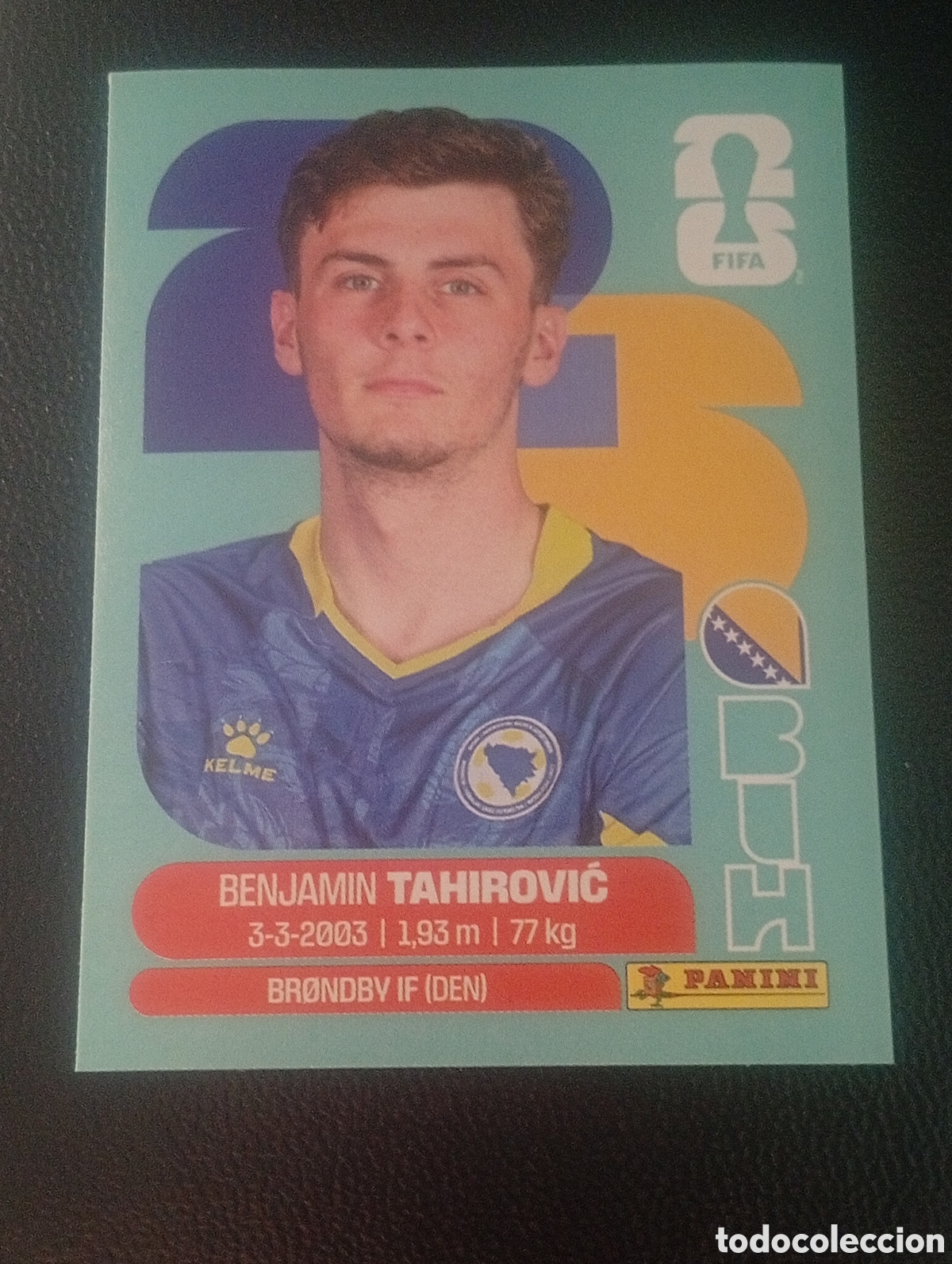 Cromos de f&uacute;tbol: BIH 9 TAHIROVIC BOSNIA MUNDIAL F&Uacute;TBOL 2026 FIFA WORLD CUP PANINI CROMO STICKER BIH9