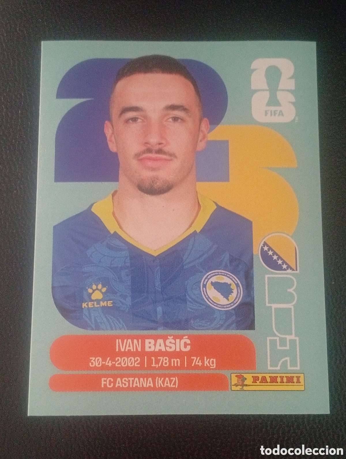 Cromos de f&uacute;tbol: BIH 12 BASIC BOSNIA MUNDIAL F&Uacute;TBOL 2026 FIFA WORLD CUP PANINI CROMO STICKER BIH12