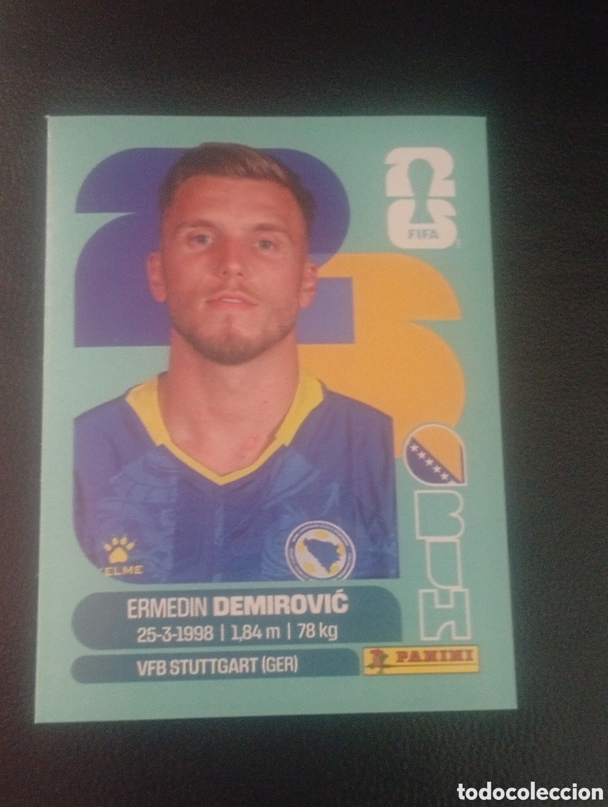 Cromos de f&uacute;tbol: BIH 17 BOSNIA MUNDIAL F&Uacute;TBOL 2026 FIFA WORLD CUP PANINI CROMO STICKER BIH17