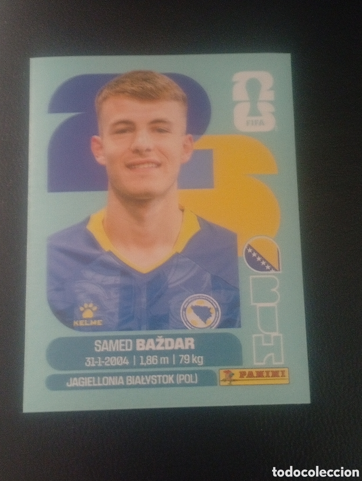 Cromos de f&uacute;tbol: BIH 19 BOSNIA MUNDIAL F&Uacute;TBOL 2026 FIFA WORLD CUP PANINI CROMO STICKER BIH19