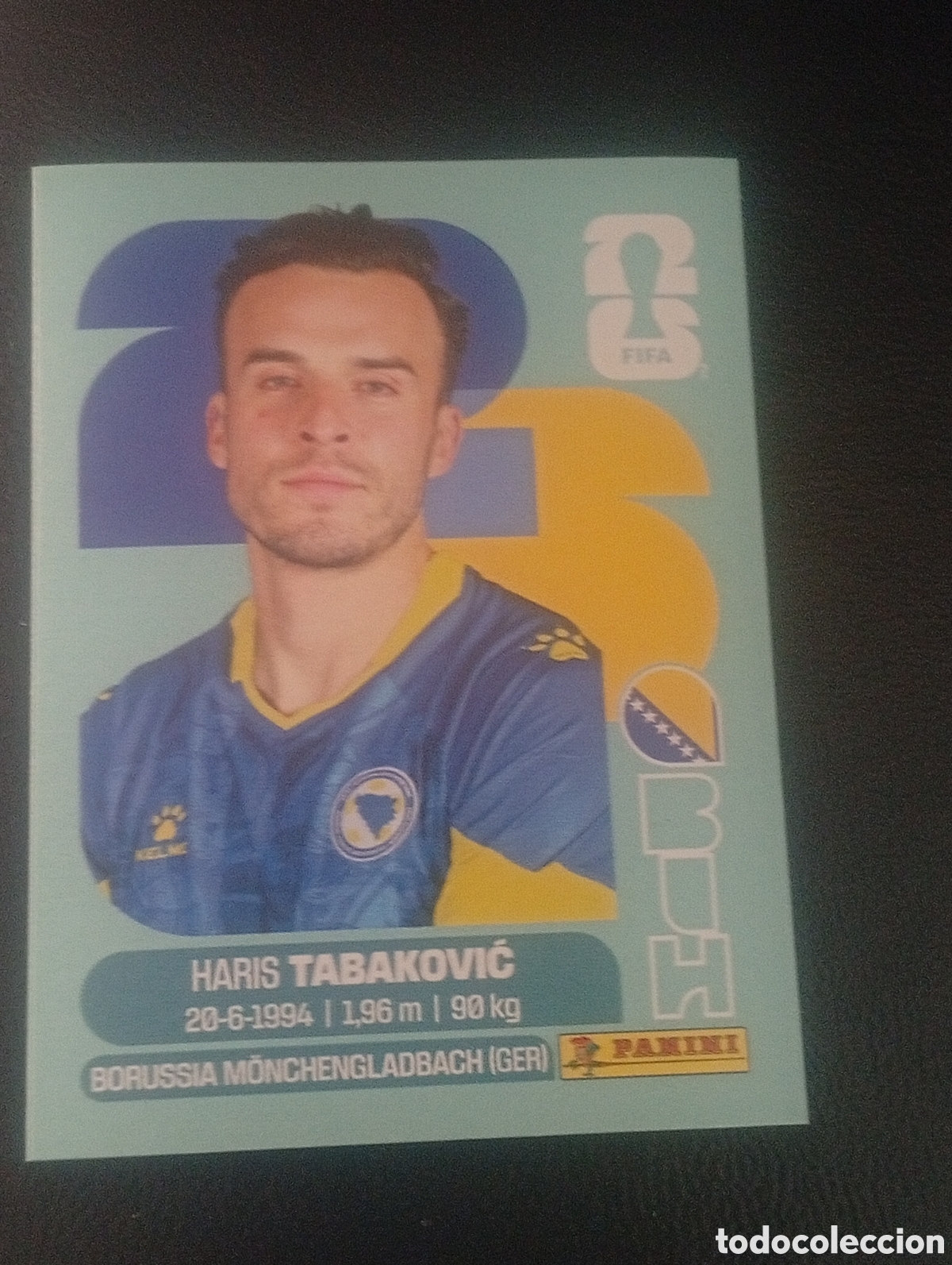Cromos de f&uacute;tbol: BIH 20 BOSNIA MUNDIAL F&Uacute;TBOL 2026 FIFA WORLD CUP PANINI CROMO STICKER BIH20
