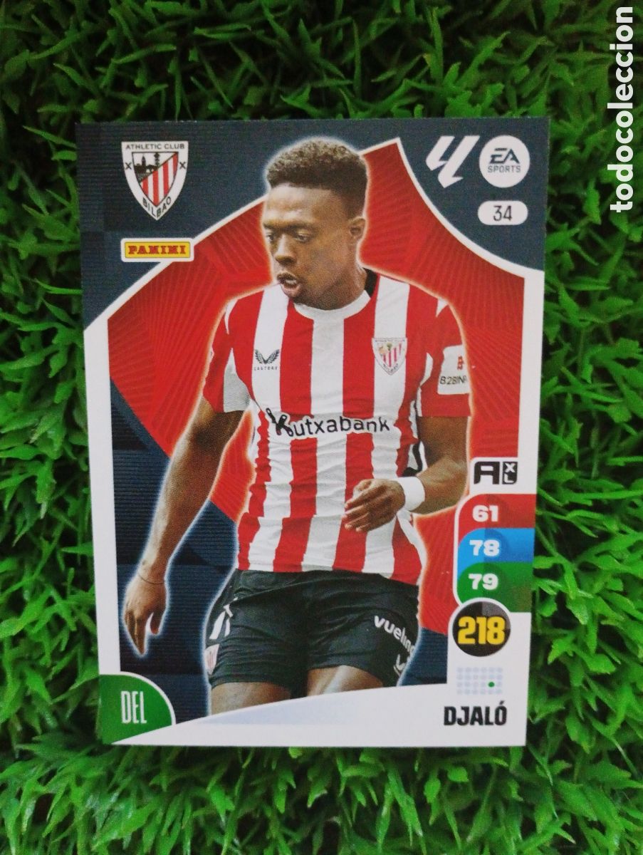 Cromos de f&uacute;tbol: Djalo Athletic Bilbao Adrenalyn 24-25 # 34