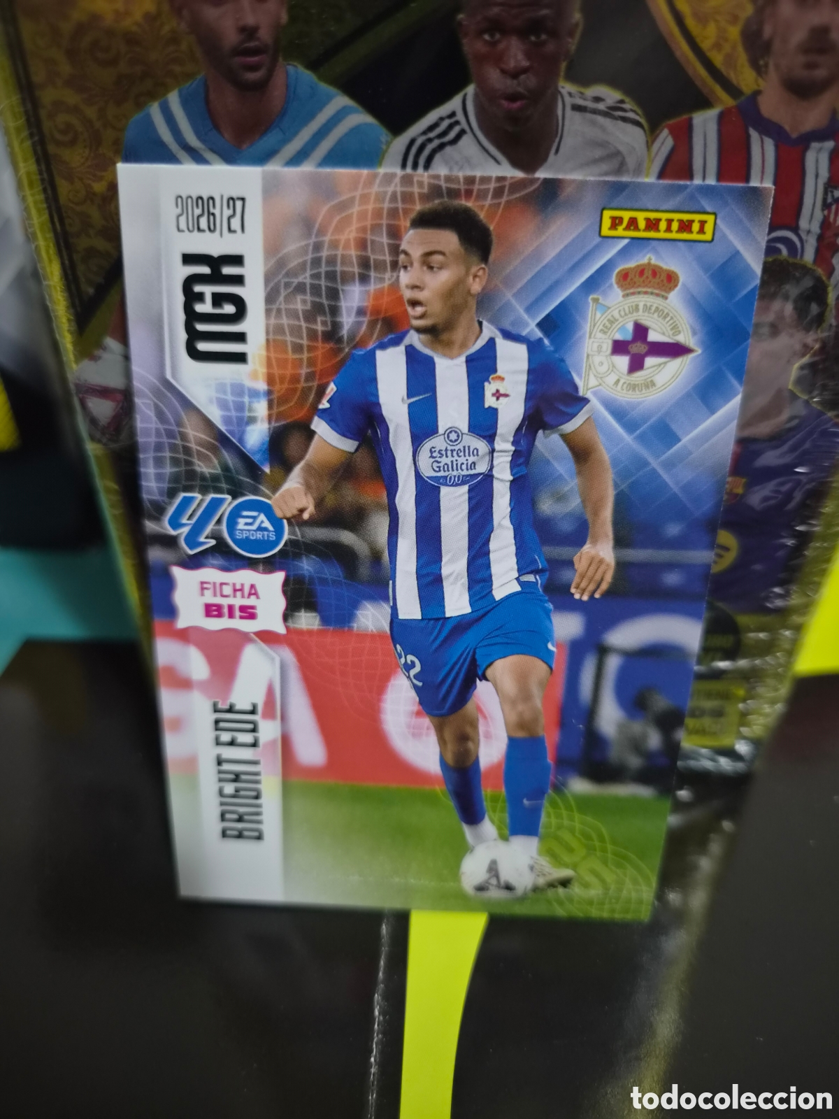 Cromos de f&uacute;tbol: N&deg;133Bis Deportivo La Coru&ntilde;a Bright Ede Megacracks 26/27
