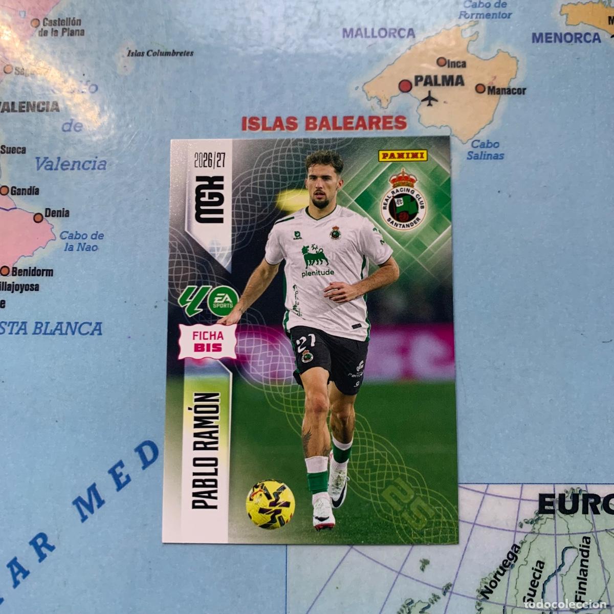 Cromos de f&uacute;tbol: Pablo Ram&oacute;n n&uacute;mero 275 Bis Del Racing de Santander megacracks 26-27 2026-2027