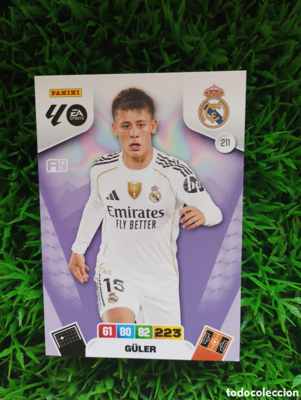 Cromos de f&uacute;tbol: Guler Real Madrid Adrenalyn 25-26 # 211