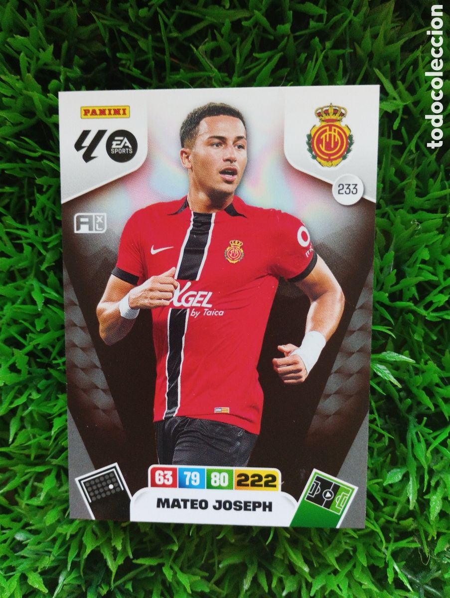 Cromos de f&uacute;tbol: Mateo Joseph Mallorca Adrenalyn 25-26 # 233