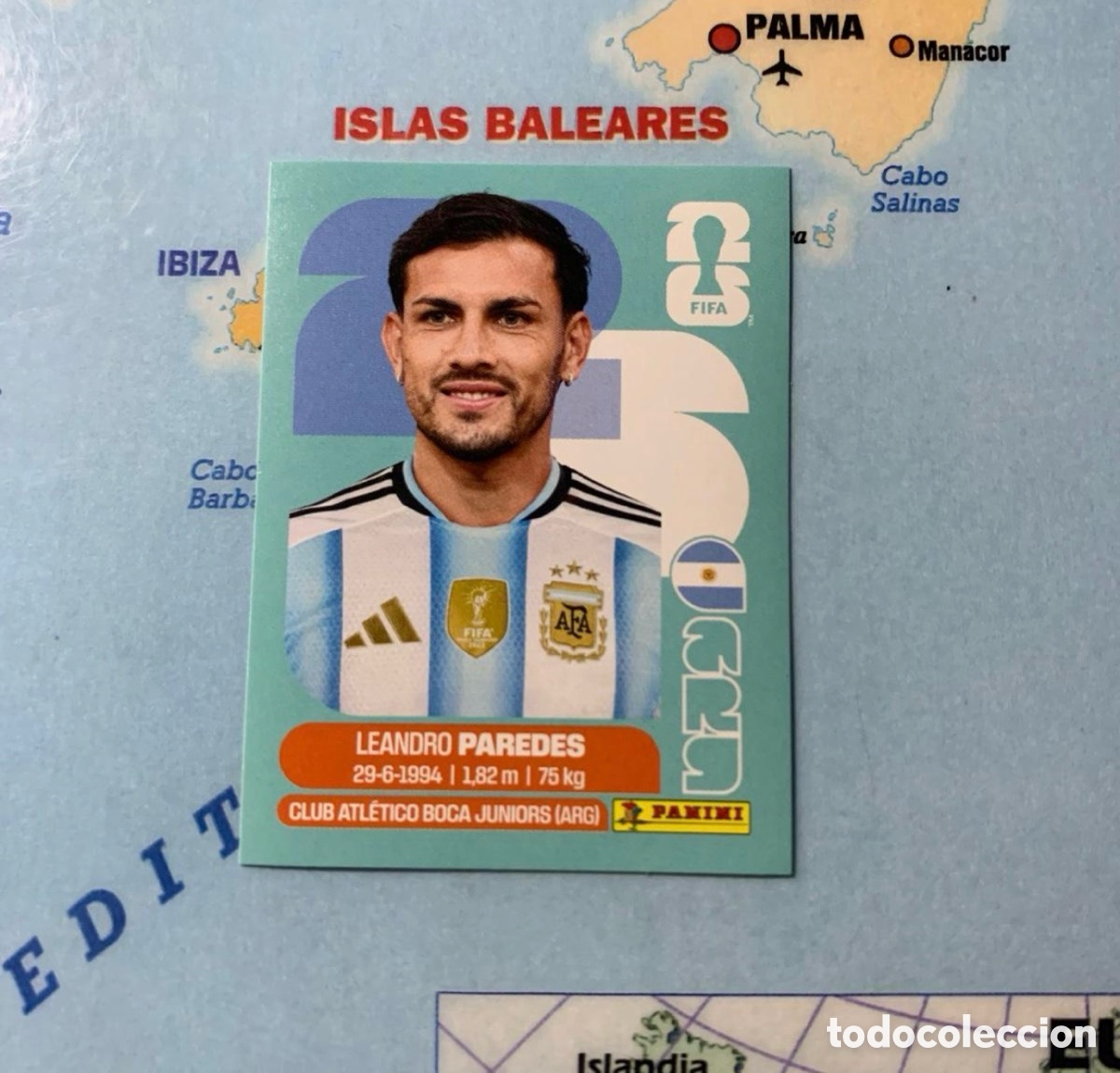 Cromos de f&uacute;tbol: Argentina n&uacute;mero 12 cromo panini Mundial Fifa World Cup 2026