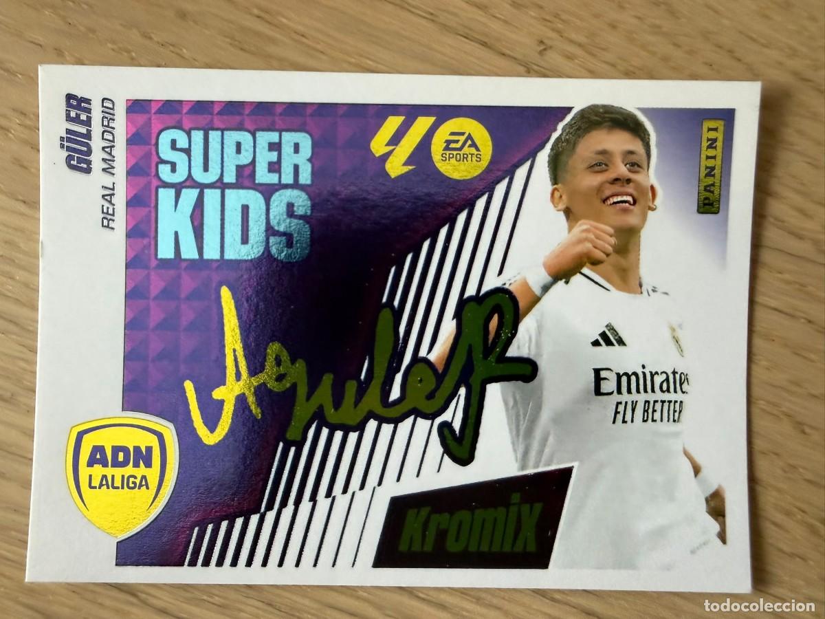 Cromos de f&uacute;tbol: 10 GULER SUPER KIDS KROMIX REAL MADRID 25 26 2025 2026 LIGA EA SPORTS COLECCIONES ESTE SIN PEGAR