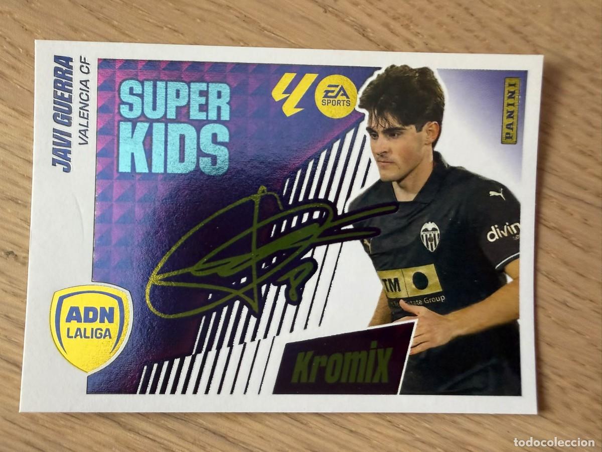 Cromos de f&uacute;tbol: 12 JAVI GUERRA SUPER KIDS KROMIX VALENCIA 25 26 2025 2026 LIGA EA SPORTS COLECCIONES ESTE SIN PEGAR