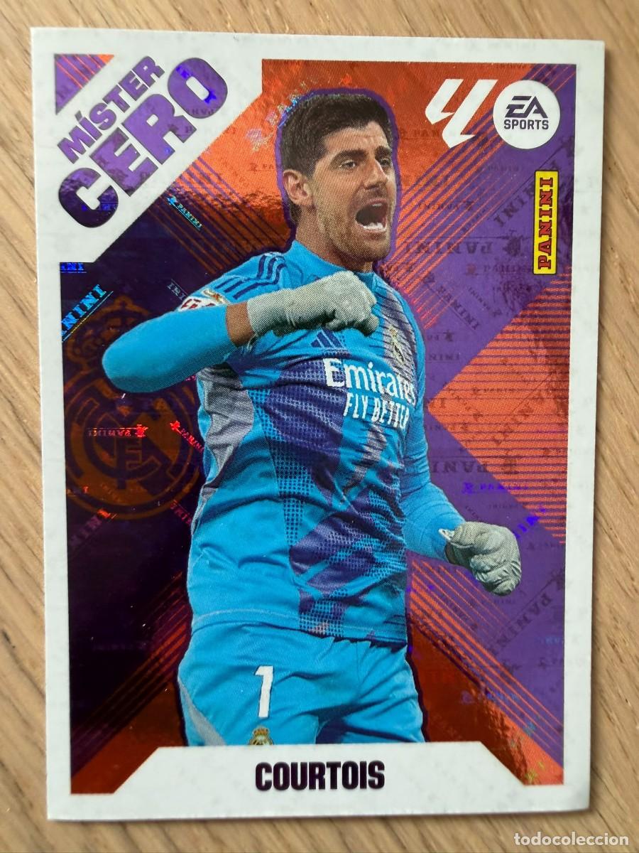 Cromos de f&uacute;tbol: 2 COURTOIS MISTER CERO REAL MADRID 25 26 2025 2026 LIGA EA SPORTS COLECCIONES ESTE SIN PEGAR