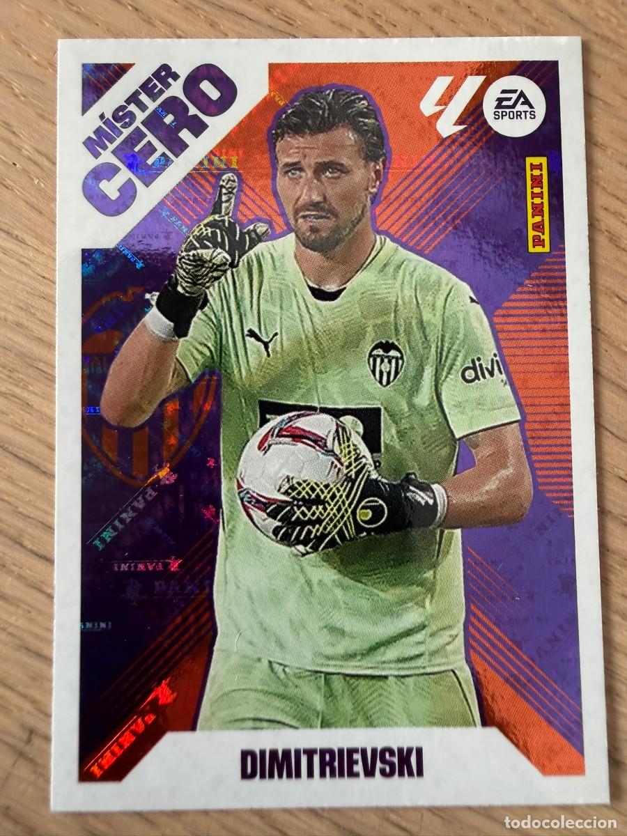 Cromos de f&uacute;tbol: 4 DIMITRIEVSKI MISTER CERO VALENCIA 25 26 2025 2026 LIGA EA SPORTS COLECCIONES ESTE SIN PEGAR