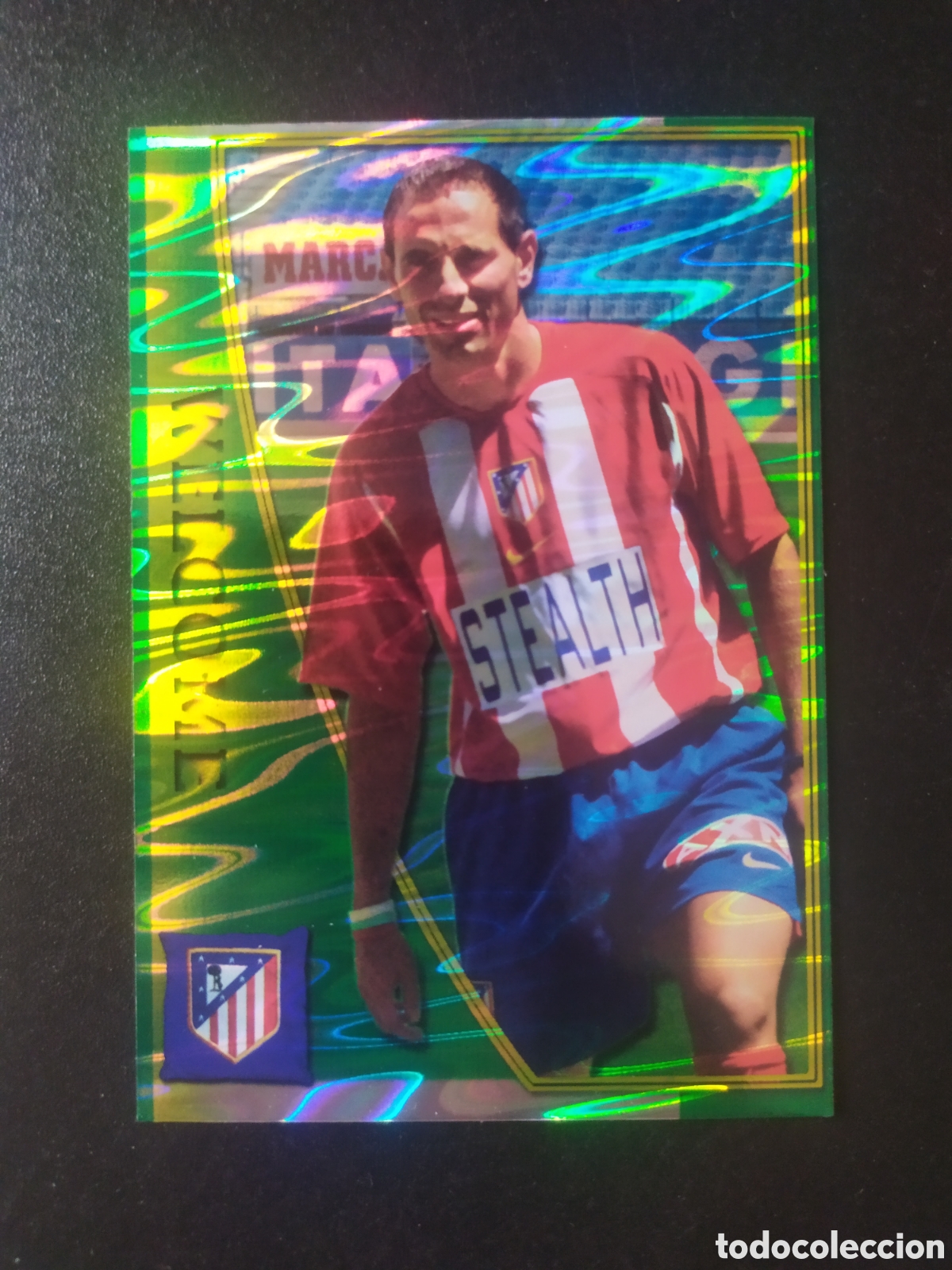 Cromos de f&uacute;tbol: Mundicromo fichas Liga 2005 2006 05 06 Petrov welcome brillo aguas n&deg; 599 Atl&eacute;tico Madrid