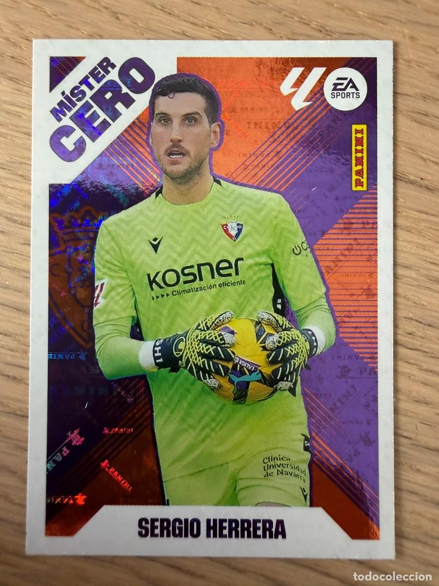 Cromos de f&uacute;tbol: 11 SERGIO HERRERA MISTER CERO OSASUNA 25 26 2025 2026 LIGA EA SPORTS COLECCIONES ESTE SIN PEGAR