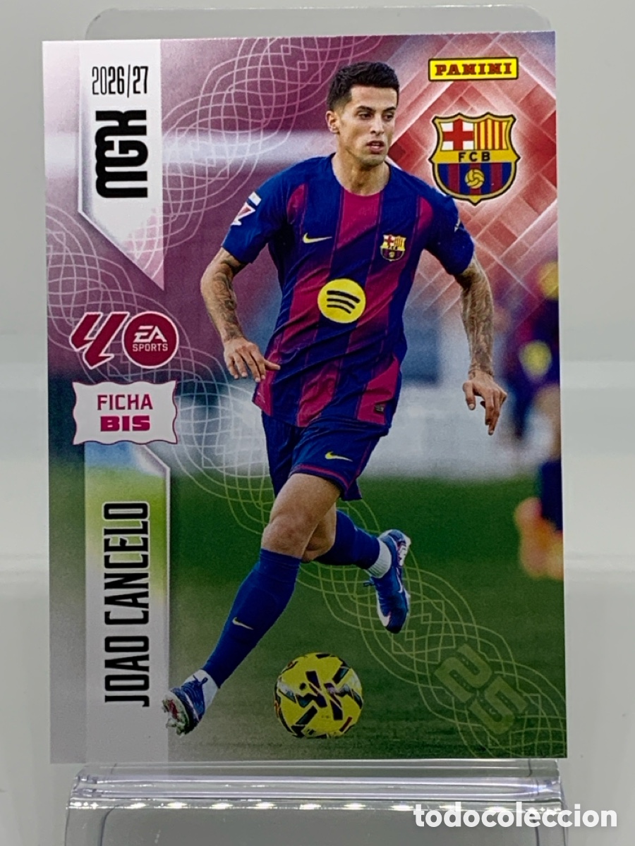 Figurine di Calcio: 81 Bis-. Joao Cancelo FC Barcelona 2 &ordf; SEGUNDA EDICI&Oacute;N - MEGACRACKS 2026 2027 - 26 27 MGK