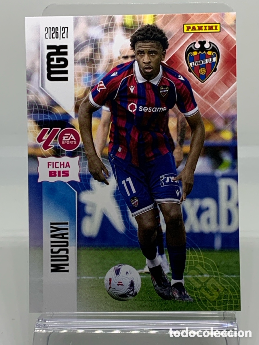 Cromos de f&uacute;tbol: 215 Bis-. Musuayi Levante UD 2 &ordf; SEGUNDA EDICI&Oacute;N - MEGACRACKS 2026 2027 - 26 27 MGK