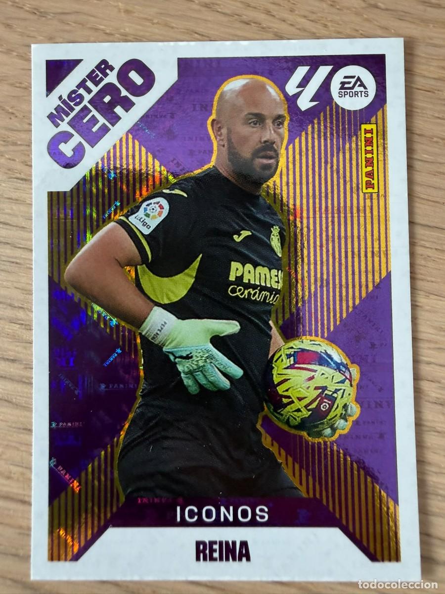 Cromos de f&uacute;tbol: 15 REINA ICONO MISTER CERO VILLARREAL 25 26 2025 2026 LIGA EA SPORTS COLECCIONES ESTE SIN PEGAR