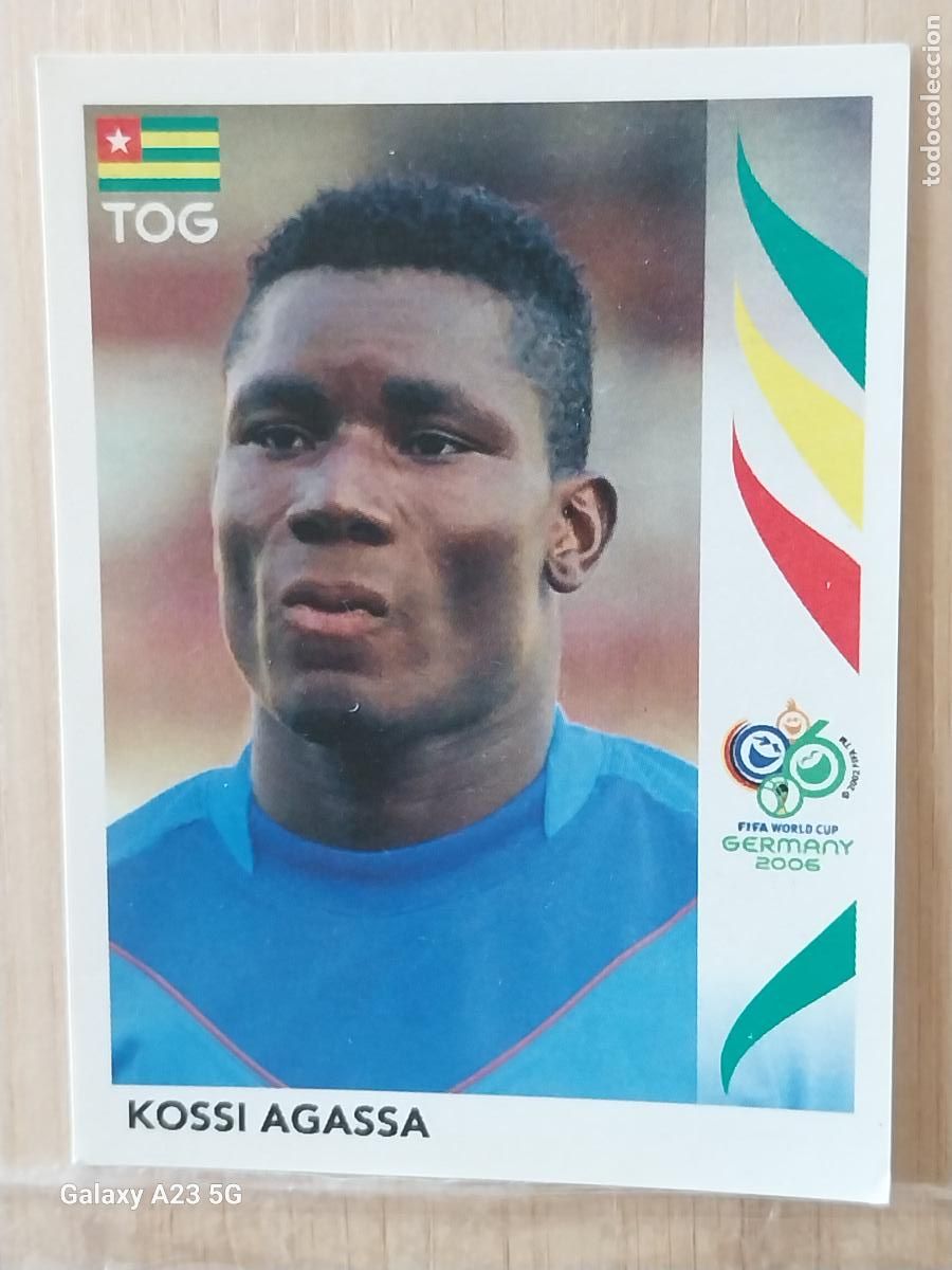 Cromos de f&uacute;tbol: AGASSA 513 TOGO *** GERMANY 2006 PANINI CROMO ORIGINAL SIN PEGAR NUNCA