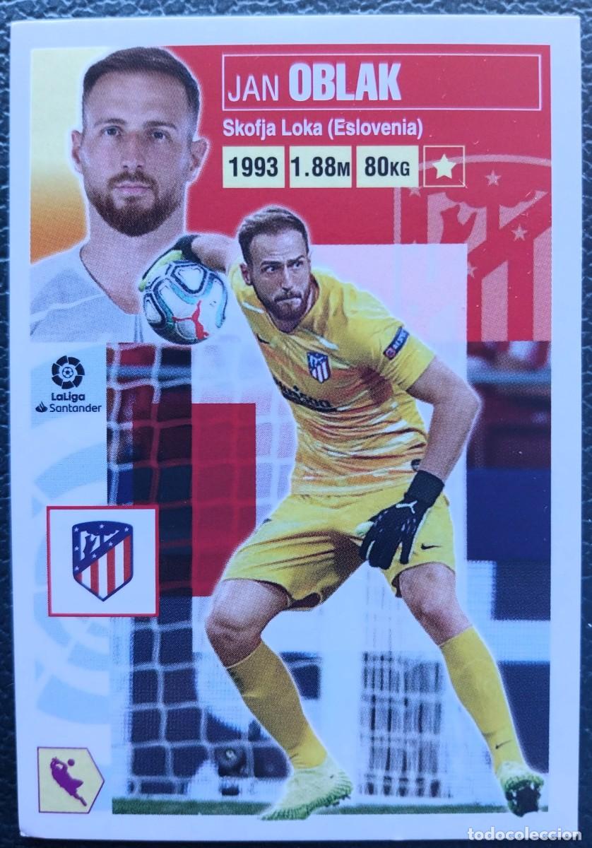 Cromos de f&uacute;tbol: 2 OBLAK ATLETICO DE MADRID CROMOS ALBUM EDICIONES ESTE 2020 2021 20 21