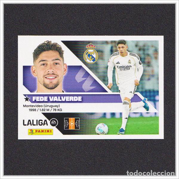 Cromos de f&uacute;tbol: LIGA ESTE 2026 2027 26 27 PANINI FEDE VALVERDE 12 REAL MADRID COLECCI&Oacute;N ALBUM 1&ordf; EDICI&Oacute;N