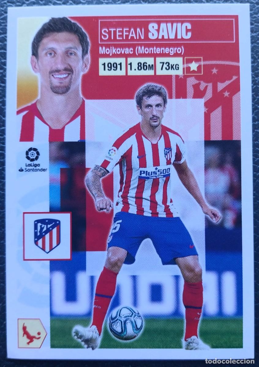 Cromos de f&uacute;tbol: 5 SAVIC ATLETICO DE MADRID CROMOS ALBUM EDICIONES ESTE 2020 2021 20 21