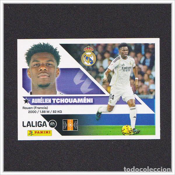 Cromos de f&uacute;tbol: LIGA ESTE 2026 2027 26 27 PANINI TCHOUAMENI 11 REAL MADRID COLECCI&Oacute;N ALBUM 1&ordf; EDICI&Oacute;N