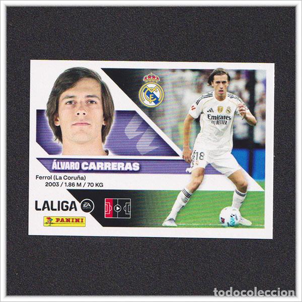 Cromos de f&uacute;tbol: LIGA ESTE 2026 2027 26 27 PANINI CARRERAS 10A 10 A REAL MADRID COLECCI&Oacute;N ALBUM 1&ordf; EDICI&Oacute;N