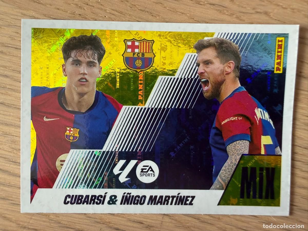 Cromos de f&uacute;tbol: 4 CUBARSI & I&Ntilde;IGO MARTINEZ MIX BARCELONA 25 26 2025 2026 LIGA EA SPORTS COLECCIONES ESTE SIN PEGAR
