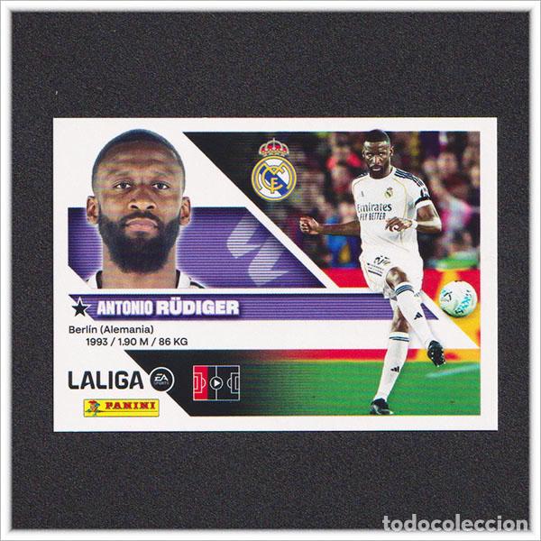Cromos de f&uacute;tbol: LIGA ESTE 2026 2027 26 27 PANINI RUDIGER 8 REAL MADRID COLECCI&Oacute;N ALBUM 1&ordf; EDICI&Oacute;N
