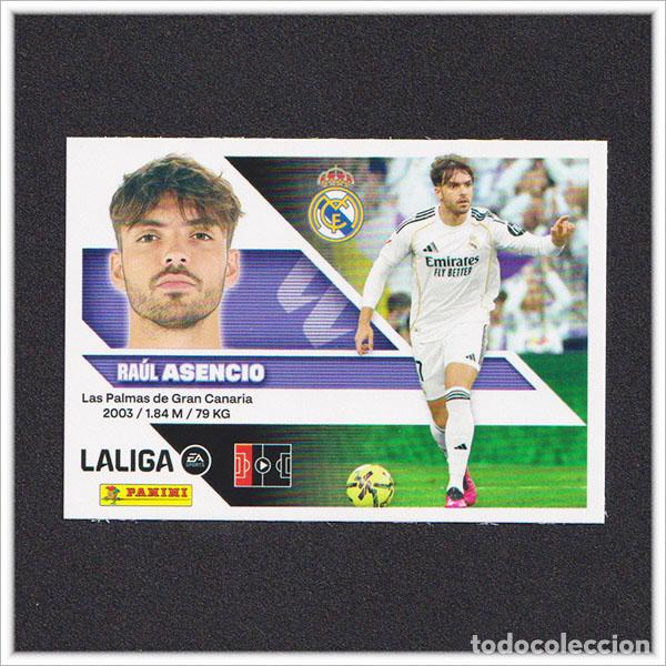 Cromos de f&uacute;tbol: LIGA ESTE 2026 2027 26 27 PANINI ASENCIO 7 REAL MADRID COLECCI&Oacute;N ALBUM 1&ordf; EDICI&Oacute;N