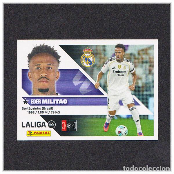 Cromos de f&uacute;tbol: LIGA ESTE 2026 2027 26 27 PANINI MILITAO 8 REAL MADRID COLECCI&Oacute;N ALBUM 1&ordf; EDICI&Oacute;N