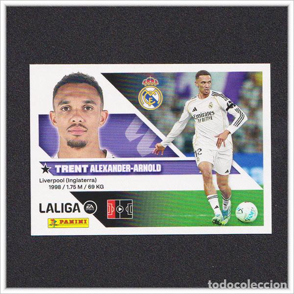 Cromos de f&uacute;tbol: LIGA ESTE 2026 2027 26 27 PANINI TRENT 5 REAL MADRID COLECCI&Oacute;N ALBUM 1&ordf; EDICI&Oacute;N