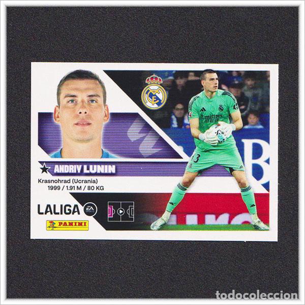 Cromos de f&uacute;tbol: LIGA ESTE 2026 2027 26 27 PANINI LUNIN 4 REAL MADRID COLECCI&Oacute;N ALBUM 1&ordf; EDICI&Oacute;N