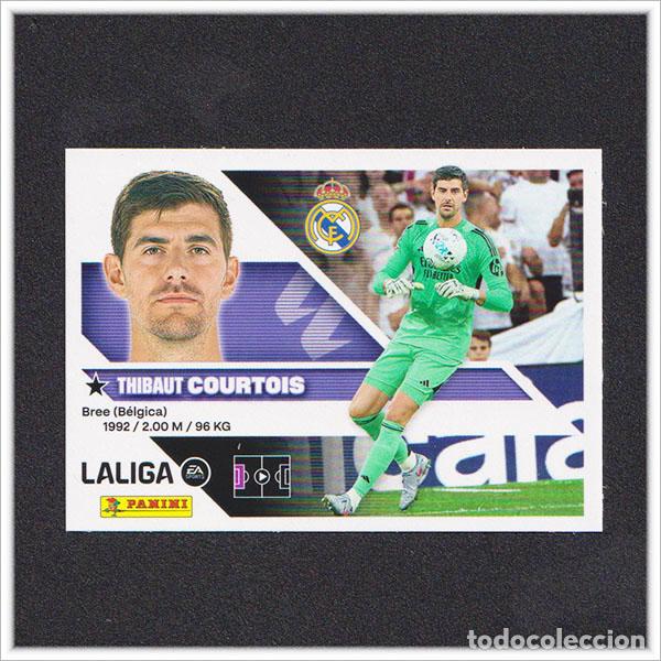 Cromos de f&uacute;tbol: LIGA ESTE 2026 2027 26 27 PANINI COURTOIS 3 REAL MADRID COLECCI&Oacute;N ALBUM 1&ordf; EDICI&Oacute;N