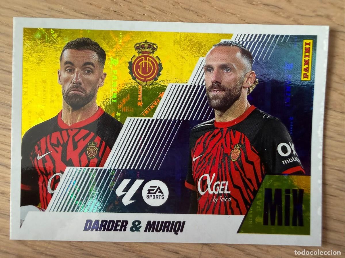 Cromos de f&uacute;tbol: 5 DARDER & MURIQI MIX MALLORCA 25 26 2025 2026 LIGA EA SPORTS COLECCIONES ESTE SIN PEGAR