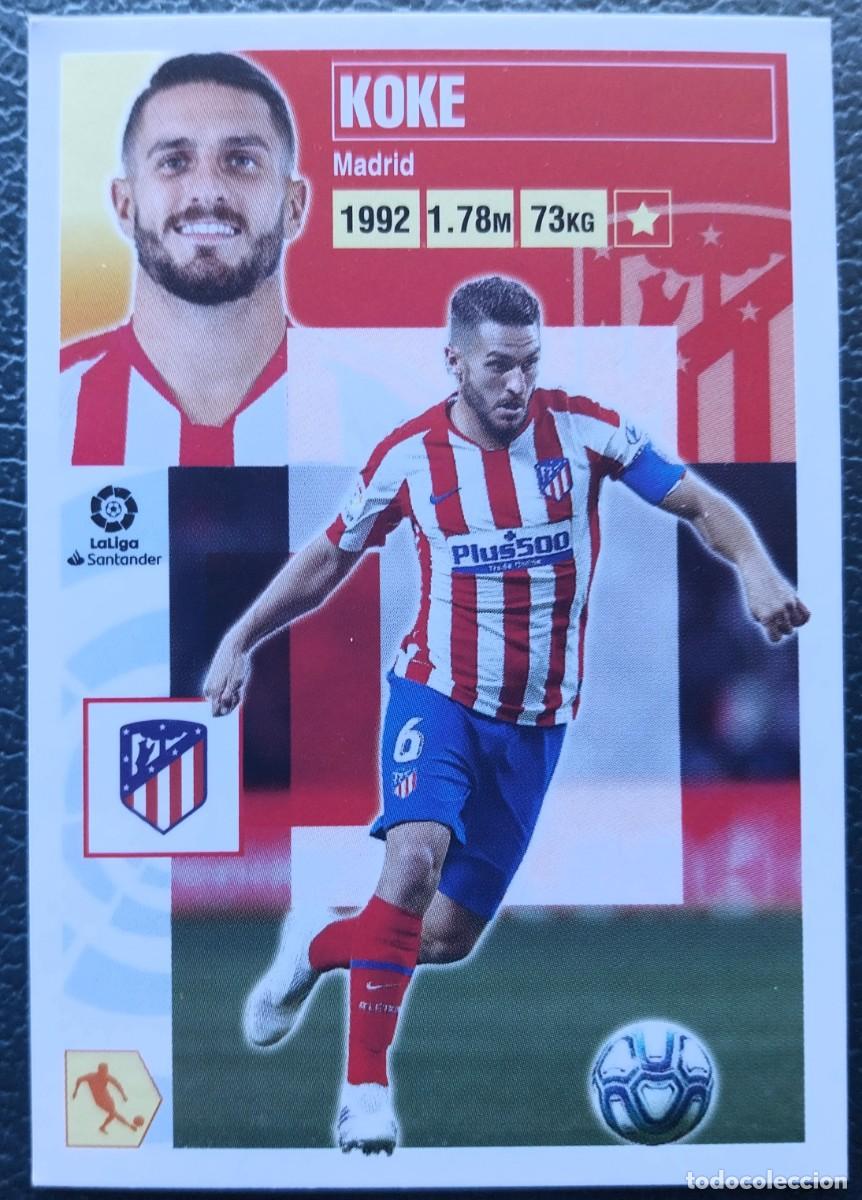 Cromos de f&uacute;tbol: 12 KOKE ATLETICO DE MADRID CROMOS ALBUM EDICIONES ESTE 2020 2021 20 21