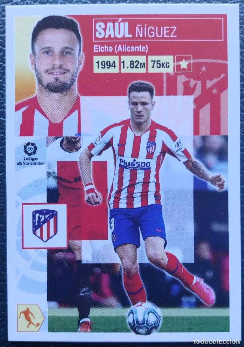 Cromos de f&uacute;tbol: 13 SAUL ATLETICO DE MADRID CROMOS ALBUM EDICIONES ESTE 2020 2021 20 21