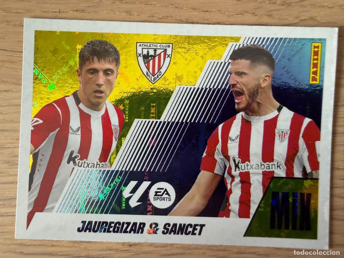 Cromos de f&uacute;tbol: 13 JAUREGIZAR & SANCET MIX ATHLETIC BILBAO 25 26 2025 2026 LIGA EA SPORTS COLECCIONES ESTE SIN PEGAR