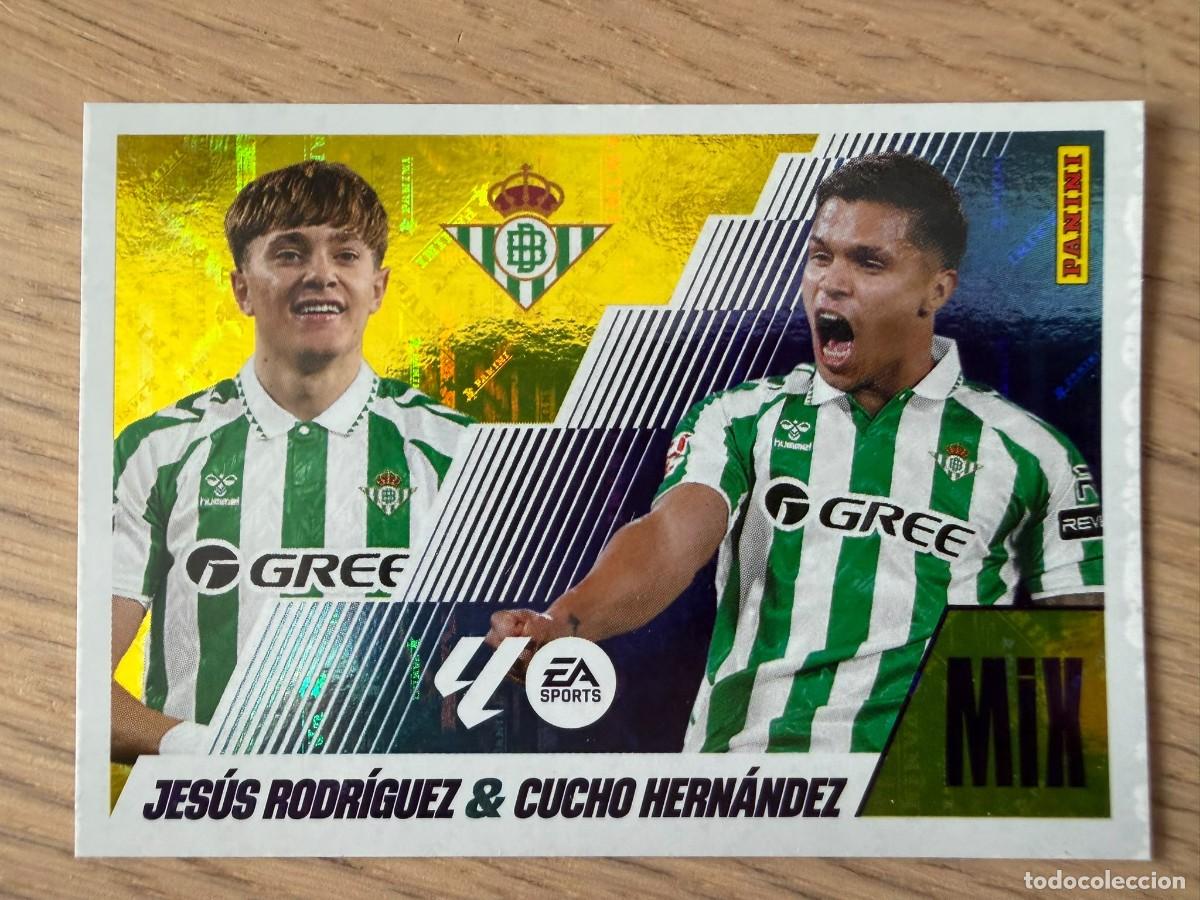 Cromos de f&uacute;tbol: 15 JESUS & CUCHO MIX REAL BETIS 25 26 2025 2026 LIGA EA SPORTS COLECCIONES ESTE SIN PEGAR