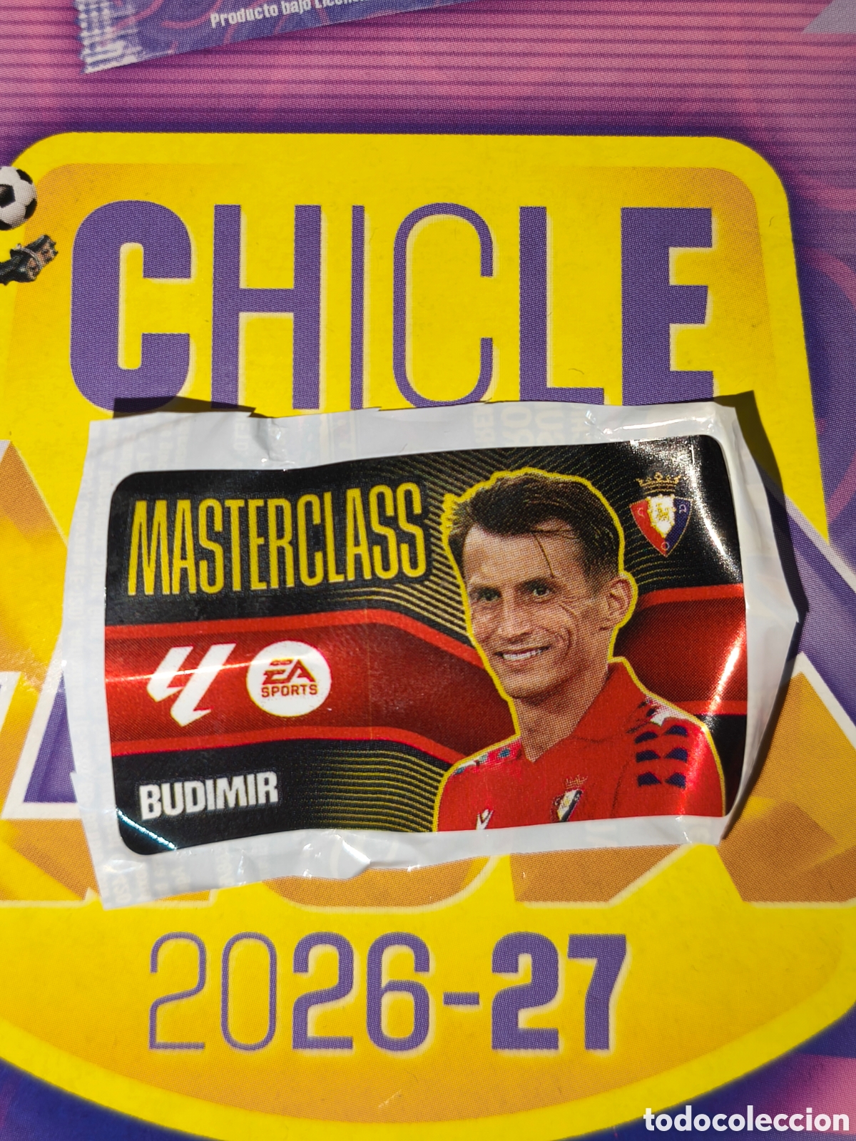 Cromos de f&uacute;tbol: Budimir M&Aacute;STERCLASS Chicle liga este 26/27 Osasuna