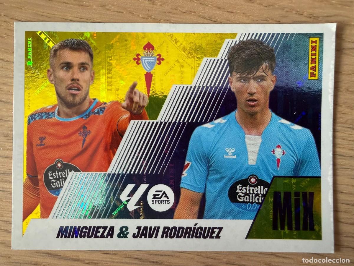 Cromos de Futebol: 18 MINGUEZA & JAVI RODRIGUEZ MIX CELTA 25 26 2025 2026 LIGA EA SPORTS COLECCIONES ESTE SIN PEGAR