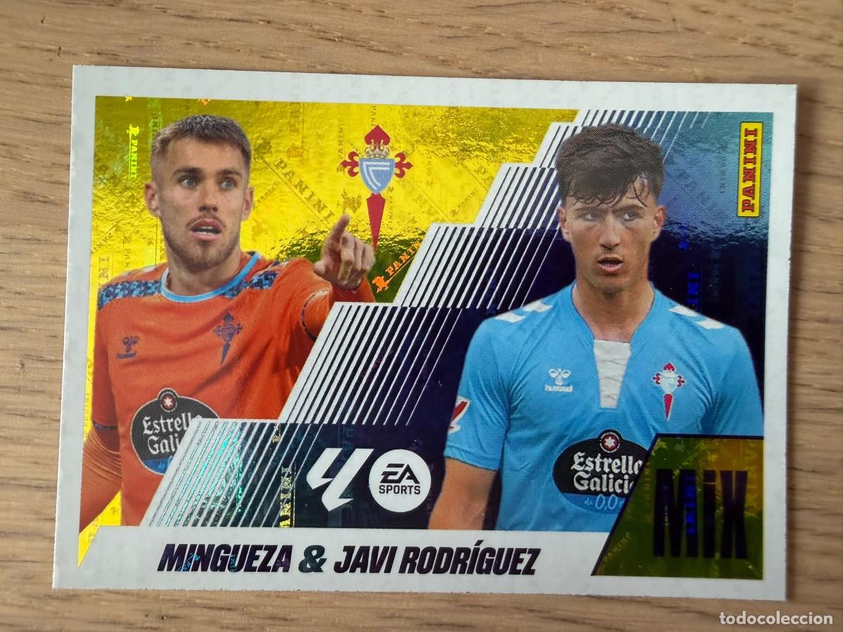 Cromos de Futebol: 18 MINGUEZA & JAVI RODRIGUEZ MIX CELTA 25 26 2025 2026 LIGA EA SPORTS COLECCIONES ESTE SIN PEGAR