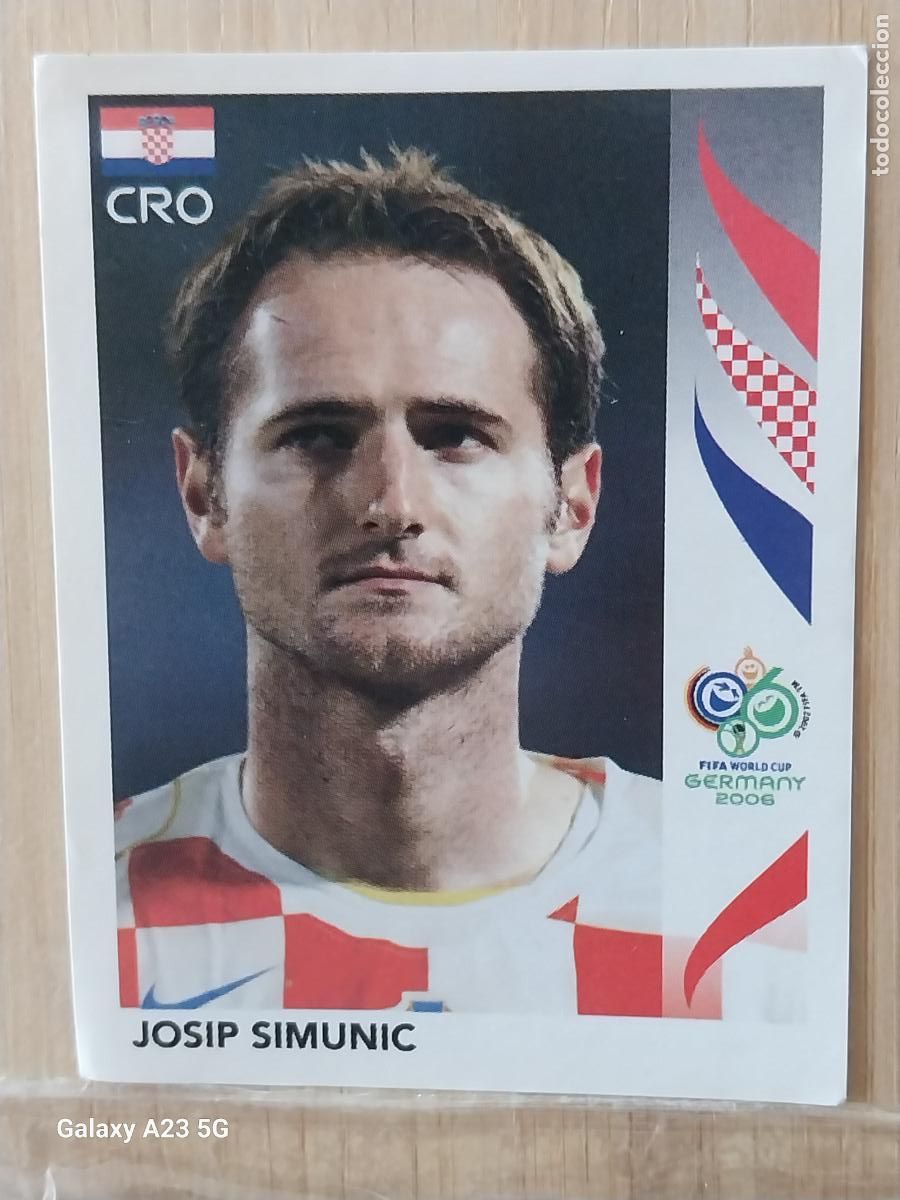 Fu&szlig;ball-Sticker: SIMUNIC 402 CROACIA *** GERMANY 2006 PANINI CROMO ORIGINAL SIN PEGAR NUNCA