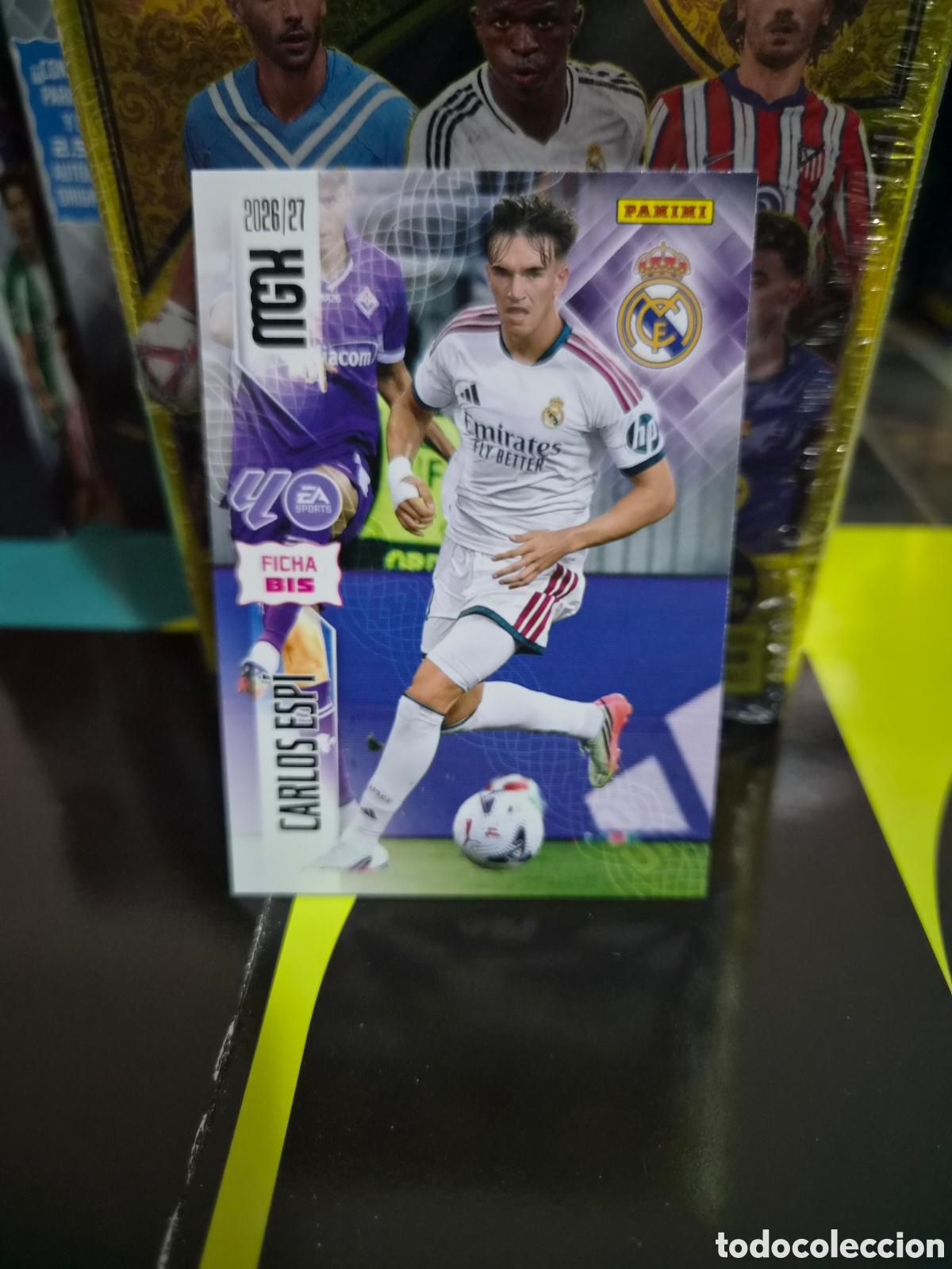 Cromos de f&uacute;tbol: N&deg;233Bis Real Madrid Carlos Espi Megacracks 26/27