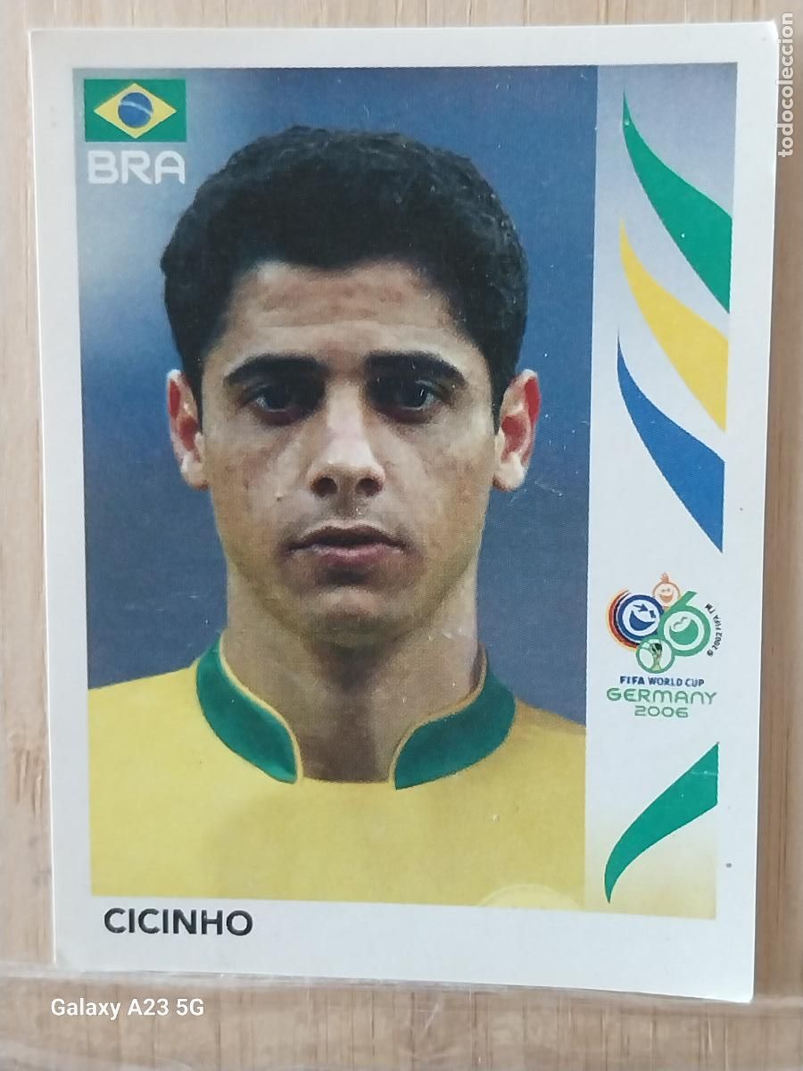 Cromos de f&uacute;tbol: CICINHO 382 BRASIL *** GERMANY 2006 PANINI CROMO ORIGINAL SIN PEGAR NUNCA