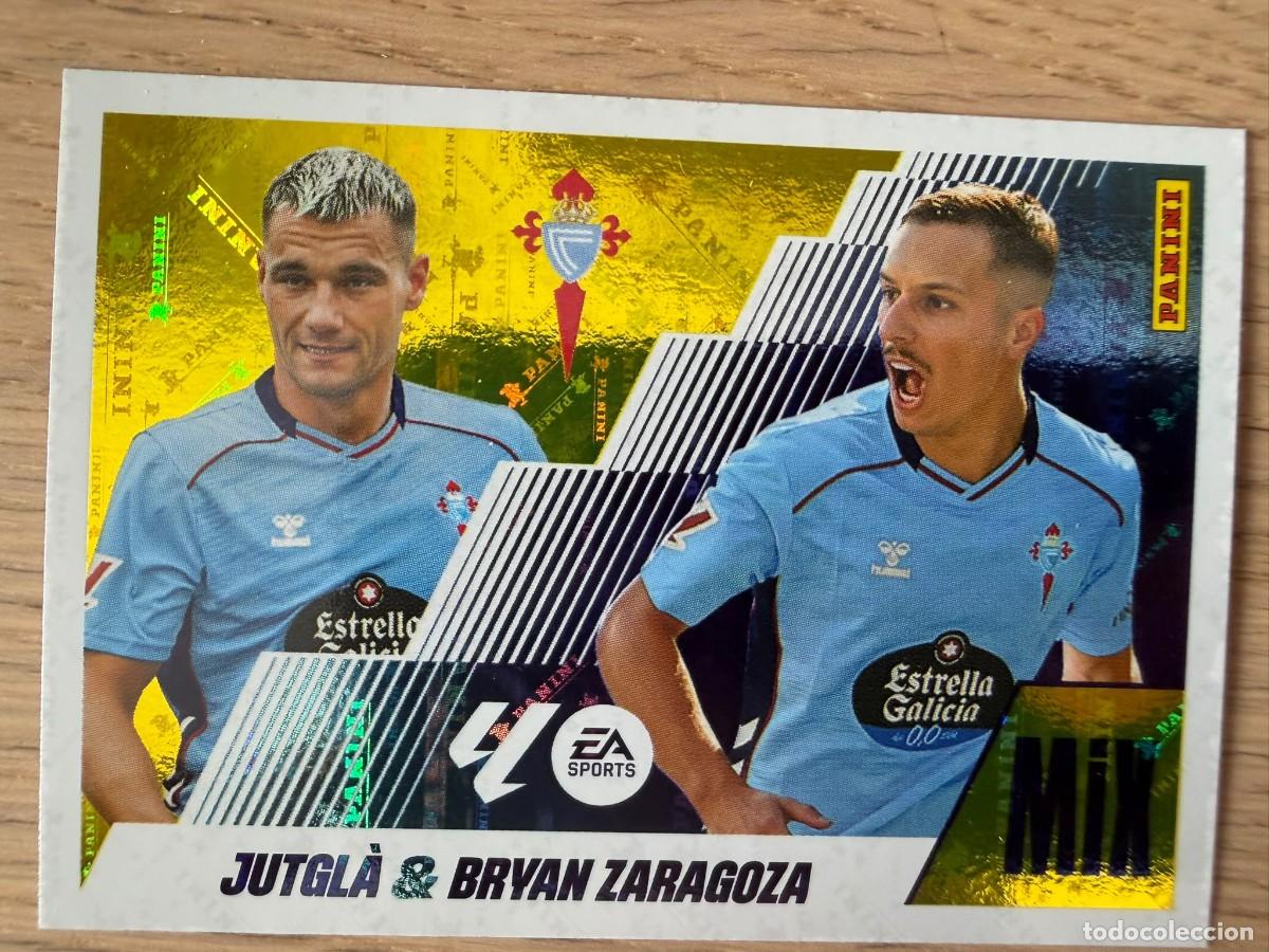 Cromos de f&uacute;tbol: 8 BIS JUTGLA & BRYAN ZARAGOZA MIX CELTA 25 26 2025 2026 LIGA EA SPORTS COLECCIONES ESTE SIN PEGAR