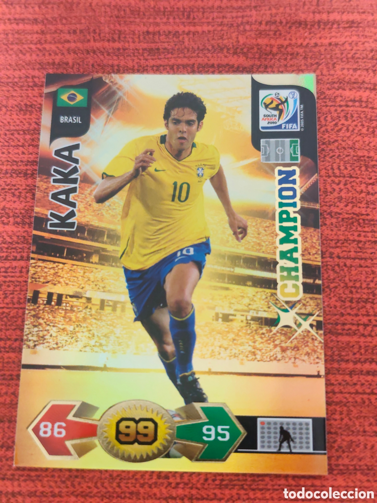 Cromos de f&uacute;tbol: CHAMPION KAK&Aacute; BRASIL ADRENALYN XL WORLD CUP SOUTH AFRICA 2010