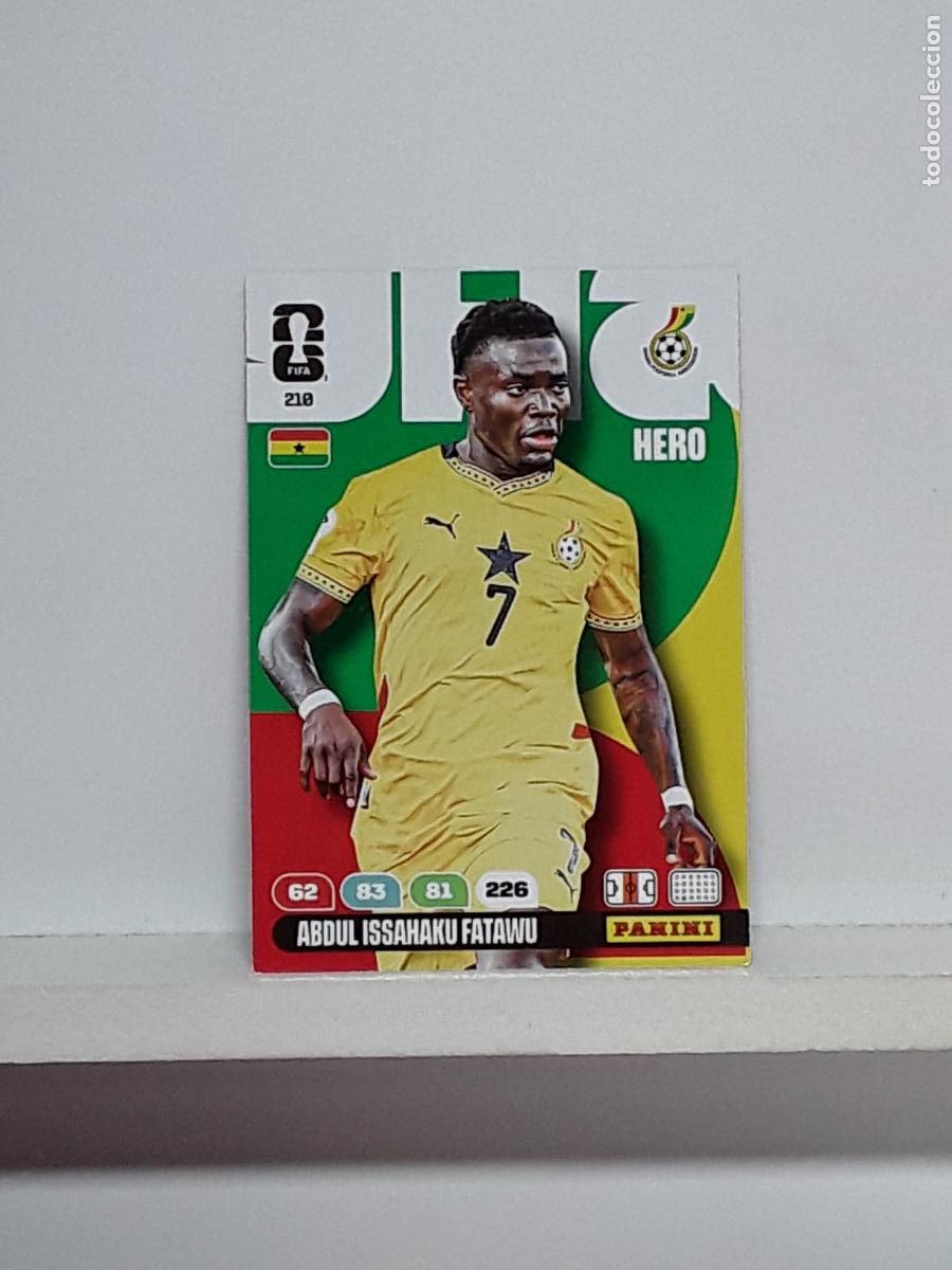 Football Stickers: ADRENALYN MUNDIAL 2026 WORLD CUP 26 ALBUM PANINI N 210 GHANA ABDUL ISSAHAKU FATAWU