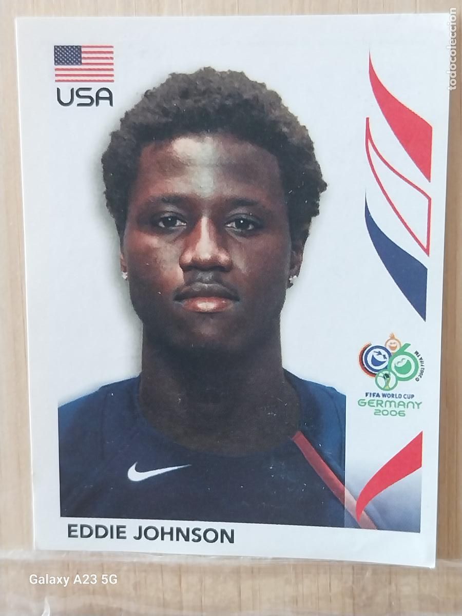 Football Stickers: JOHNSON 356 USA *** GERMANY 2006 PANINI CROMO ORIGINAL SIN PEGAR NUNCA +